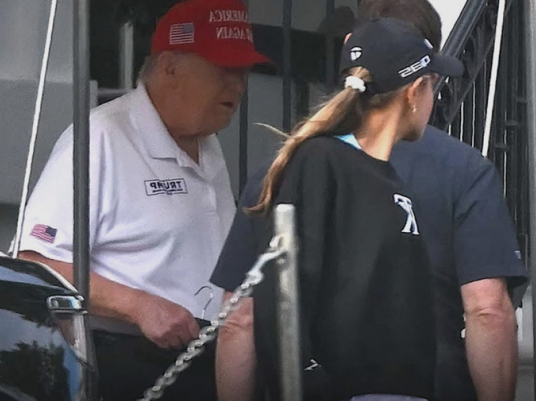 donald trump spotted heading to golf course amid false online death rumors 68b3107eaa4a3
