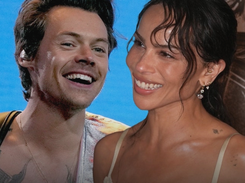 harry styles zoe kravitz stroll arm in arm spark romance rumors 68ac6b2675fbd