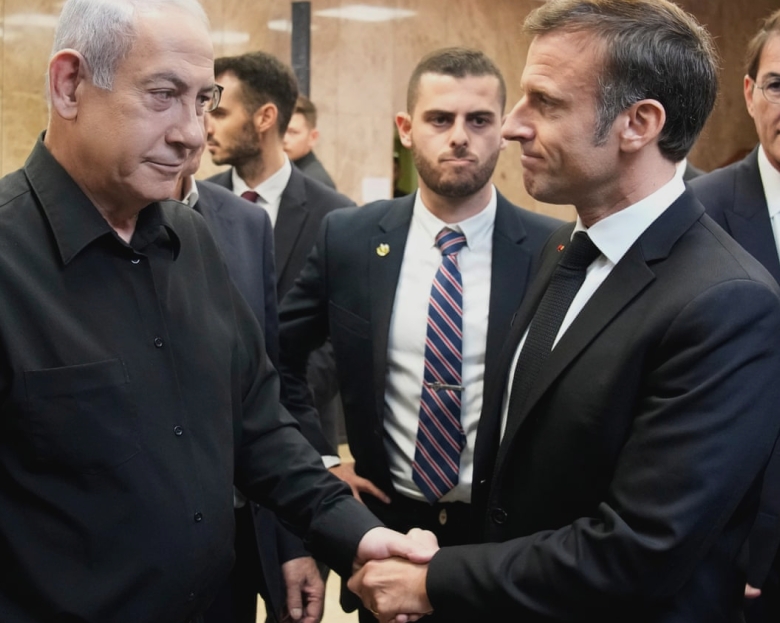 macron hits out at abject netanyahu claim of rise in antisemitism in france 68a61382dd63b