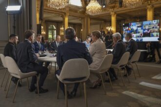 albanese joins macrons coalition of the willing talks on ukraine and has constructive phone call with trump 68ba2ef27caea