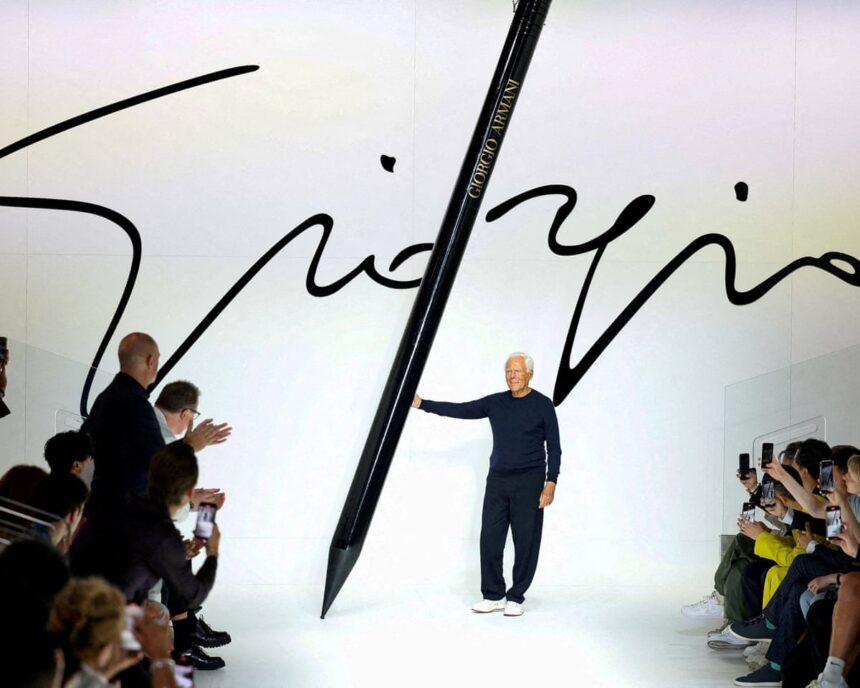 giorgio armanis will says his brand should be sold or seek ipo 68c3eda171b8f