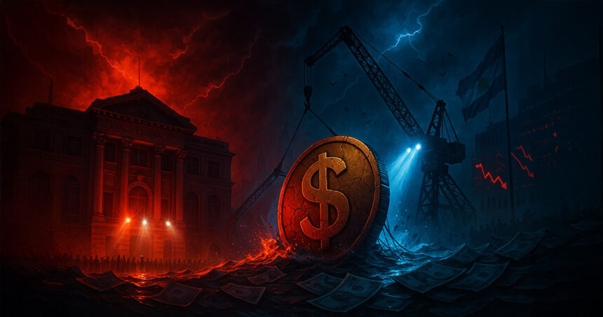 mileis monetary meltdown argentine central bank intervenes as peso hits record lows 68d04be52557e