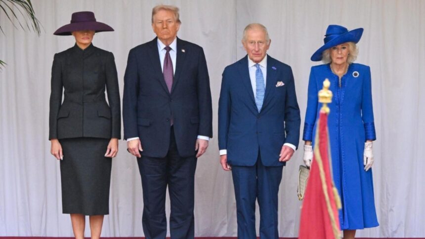 vizita de stat cu greutate donald trump primit de regele charles al iii lea la castelul windsor 68cab2e7cb81a