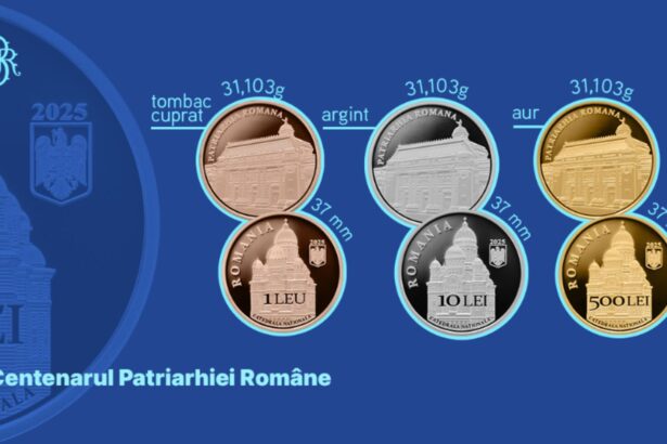 aur argint si tombac cuprat bnr celebreaza 100 de ani ai patriarhiei romane printr o emisiune numismatica speciala 68dfa2b327476