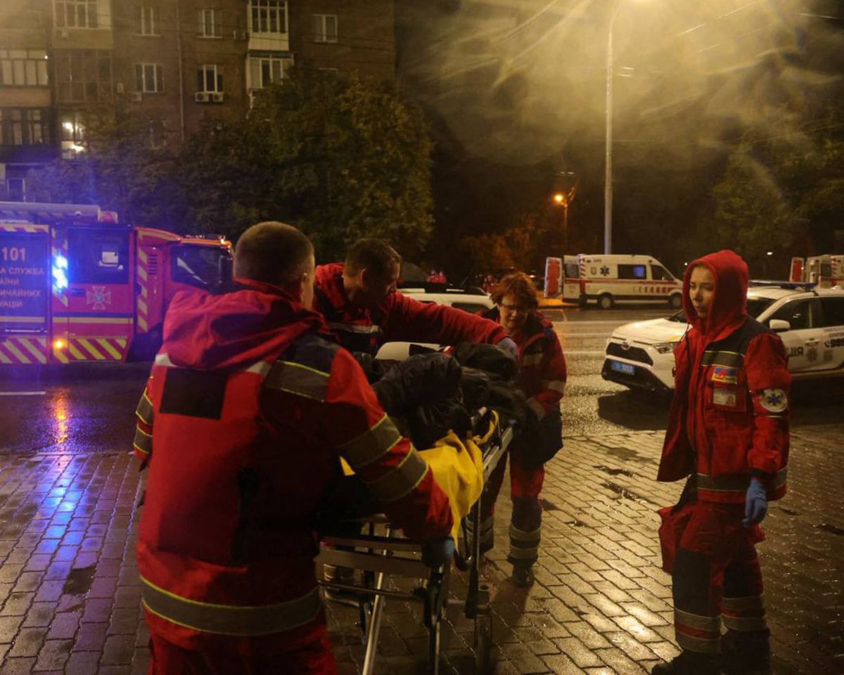 massive russian attack on ukraine capital triggers blackouts and sets high rise alight 68e8be1a998c4