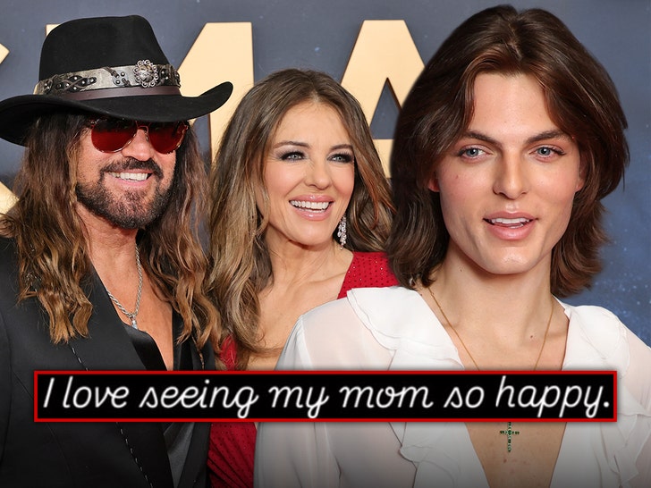 elizabeth hurleys son praises billy ray cyrus in heartfelt instagram post 6920bb1790a1f